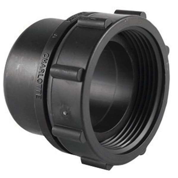 Charlotte Pipe And Foundry Charlotte Pipe 1-1/2 in. Spigot X 1-1/2 in. D FPT ABS Plug ABS009000600 - main